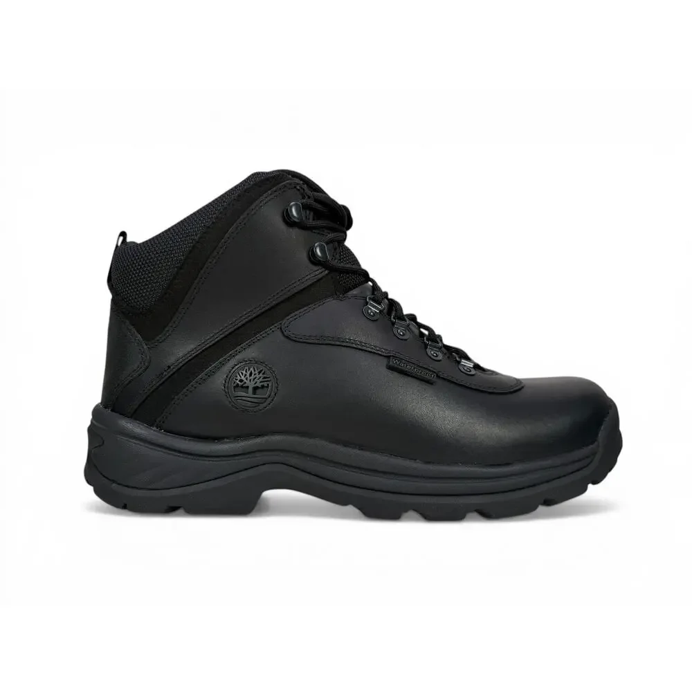 Timberland White Ledge Mid Hiking Boots Mens 12 Black Leather Waterproof Outdoor